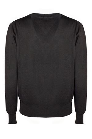 Black cotton and cashmere blend sweater MAURO GRIFONI | GS110035115003